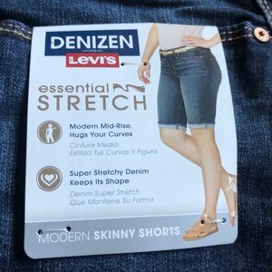 Levi’s Denizen 16/17 Modern Skinny Shorts (unworn)